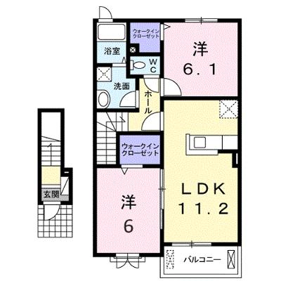 カーサ　ラフィネ　Ⅱ 205【管理NO：1-024781302-02040】 ★家具家電は申し込み後に搬入します 2026年07月中旬入居可能の物件画像