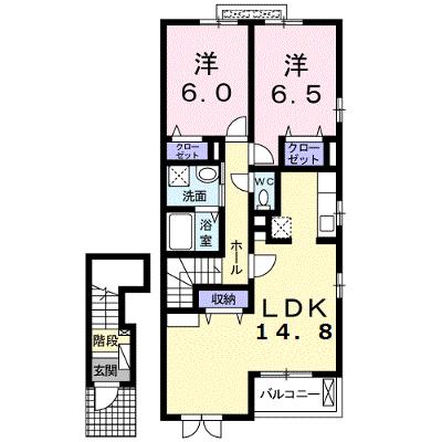 プラシード串木野Ⅱ 205【管理NO：1-022879501-02050】 ★家具家電は申し込み後に搬入します 2026年08月中旬入居可能の物件画像