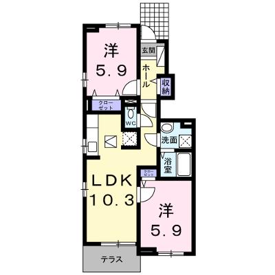 メゾンド・髙橋Ⅱ 103【管理NO：1-019733501-01030】 ★家具家電は申し込み後に搬入します 2026年08月下旬入居可能の物件画像