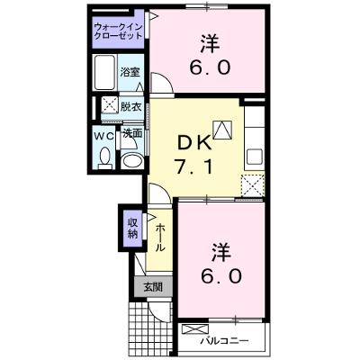 ファ－ストⅡ 103【管理NO：1-017442202-01030】 ★家具家電は申し込み後に搬入します★の物件画像