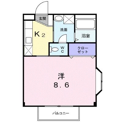 サニー徳重 201【管理NO：1-012010401-02010】 ★家具家電は申し込み後に搬入します 2026年08月中旬入居可能の物件画像