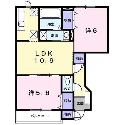 セゾン・グラシューⅠ 104【管理NO：1-010944501-01040】 ★家具家電は申し込み後に搬入します 2026年08月下旬入居可能の物件画像
