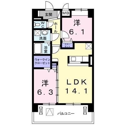 グランドソレーユ三ツ池公園 202【管理NO：1-019596601-02020】 ★家具家電は申し込み後に搬入します 2026年08月下旬入居可能の物件画像