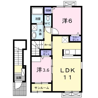 モデルノ　カステロ　ドゥーエ 203【管理NO：1-017260201-02030】 ★家具家電は申し込み後に搬入します 2026年08月中旬入居可能の物件画像