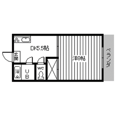 【西都城駅まで徒歩4〜5分！】　木野田マンション1DK-3の物件画像