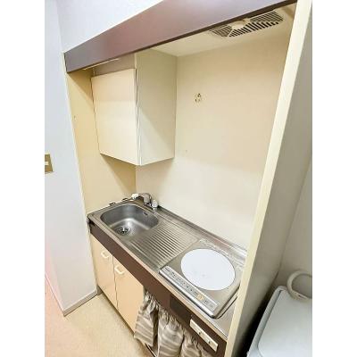 ユニオンマンスリー一橋学園１　202　1R・シングル☆◆インターネット固定回線（有線・Wi-Fi）無料の部屋◆【禁煙ルーム】デスク・チェア＆たっぷり収納2ドア冷蔵庫など生活家電のあるお部屋の物件画像