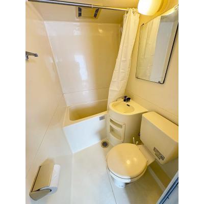 ユニオンマンスリー萩山１　402　1R・シングル☆【禁煙ルーム】人気の角部屋！安心のモニター付きインターフォン完備/デスク・チェア＆たっぷり収納2ドア冷蔵庫など生活家電のあるお部屋の物件画像