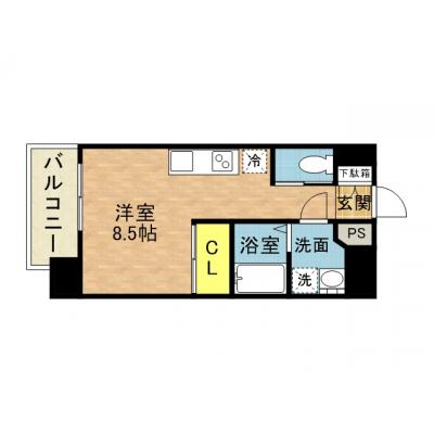 さくらす中洲川端56【独立洗面台・博多座近く】の物件画像