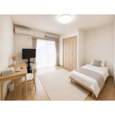 コスパだけじゃない“快適さ重視”マンスリータウン前橋問屋町A312【イオンモール高崎や吉岡町へのアクセス🚙良好！】【Wi-Fi無料📶】の物件画像