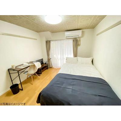 ユニオンマンスリー立川４　105　1R・セミダブル☆【禁煙ルーム】不在時の受け取りに便利な宅配ボックス完備！デスク・チェア＆洗濯機や冷蔵庫など生活家電のあるお部屋の物件画像