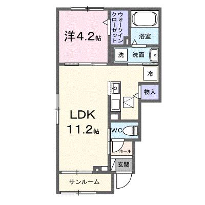 プレンディー 101【管理NO：1-028482901-01010】 ★家具家電は申し込み後に搬入します★ ★2026年12月上旬入居可能★の物件画像