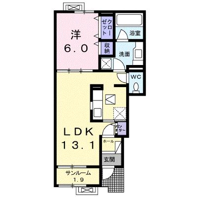 プランドール　Ⅱ 102【管理NO：1-023957402-01020】 ★家具家電は申し込み後に搬入します 2026年07月下旬入居可能の物件画像