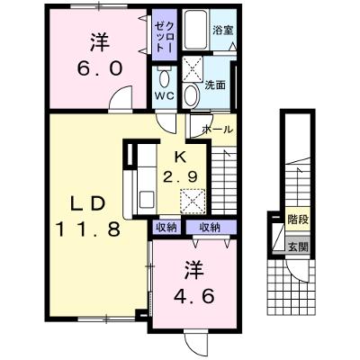テラスハウス　Ｂｒｉｓａ 201【管理NO：1-017273502-02010】 ★家具家電は申し込み後に搬入します 2026年08月下旬入居可能の物件画像
