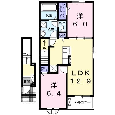 ブローテＫＳⅣ 203【管理NO：1-026695001-02030】 ★家具家電は申し込み後に搬入します★ ★2026年08月下旬入居可能★の物件画像