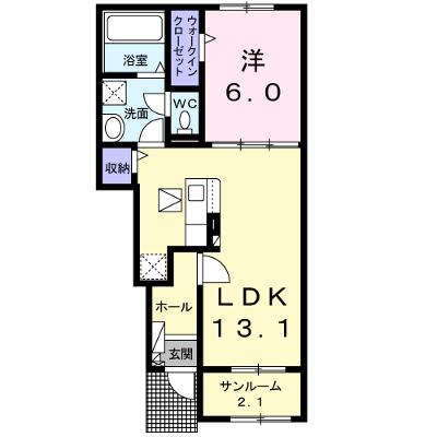 ブローテＫＳⅣ 102【管理NO：1-026695001-01020】 ★家具家電は申し込み後に搬入します★ ★2026年08月下旬入居可能★の物件画像