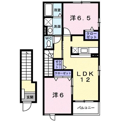 サニー・クラールＡ 202【管理NO：1-015549301-02020】 ★家具家電は申し込み後に搬入します★ ★2026年08月上旬入居可能★の物件画像