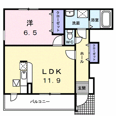 スターハイツＡ 101【管理NO：1-014850401-01010】 ★家具家電は申し込み後に搬入します★の物件画像