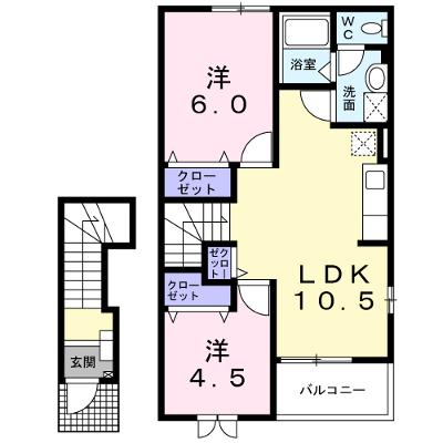 サニー　サンフラワー　Ｔ．Ｍ． 202【管理NO：1-011954601-02020】 ★家具家電は申し込み後に搬入します★の物件画像