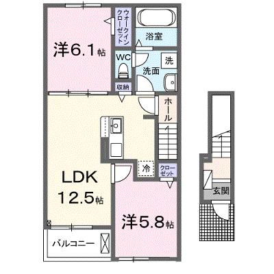 セレーネ藤沢 202【管理NO：1-027450601-02020】 ★家具家電は申し込み後に搬入します★ ★2026年09月中旬入居可能★の物件画像