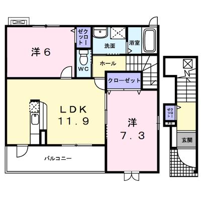 ルーエ　Ａ 203【管理NO：1-017454201-02030】 ★家具家電は申し込み後に搬入します 2026年08月上旬入居可能の物件画像