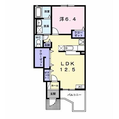 エヴァーグリーン 103【管理NO：1-014755901-01030】 ★家具家電は申し込み後に搬入します★ ★2026年08月下旬入居可能★の物件画像