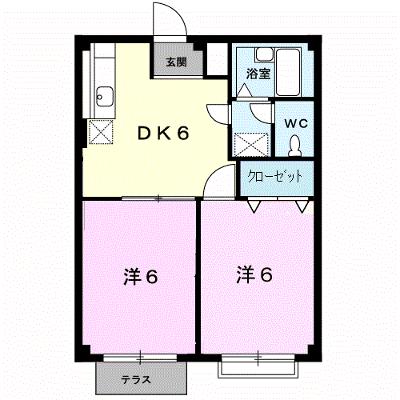プライムハイツＢ 104【管理NO：1-003600502-01040】 ★家具家電は申し込み後に搬入しますの物件画像