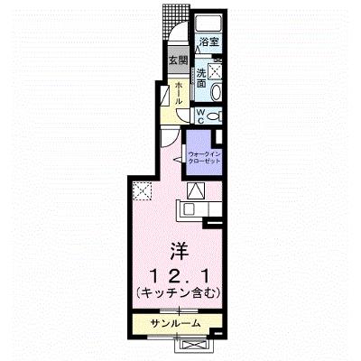 リブレ赤田 103【管理NO：1-022221901-01030】 ★家具家電は申し込み後に搬入します 2026年08月下旬入居可能の物件画像