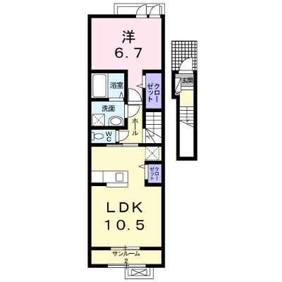 ヴィラノールＩ 203【管理NO：1-020832302-02030】 ★家具家電は申し込み後に搬入します 2026年08月中旬入居可能の物件画像