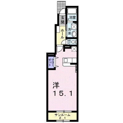 セレノⅢ 104【管理NO：1-019809903-01040】 ★家具家電は申し込み後に搬入します 2026年07月下旬入居可能の物件画像