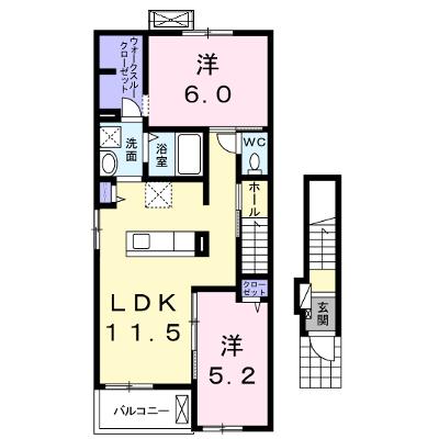 アンジュベル 201【管理NO：1-022601301-02010】 ★家具家電は申し込み後に搬入します 2026年08月中旬入居可能の物件画像