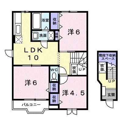 ＩＮＩＴＹ　Ｂ 201【管理NO：1-010253202-02010】 ★家具家電は申し込み後に搬入します 2026年07月中旬入居可能の物件画像