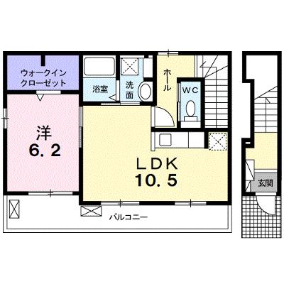 プルミエール・メゾン　Ⅱ 201【管理NO：1-027019001-02010】 ★家具家電は申し込み後に搬入します 2026年08月下旬入居可能の物件画像