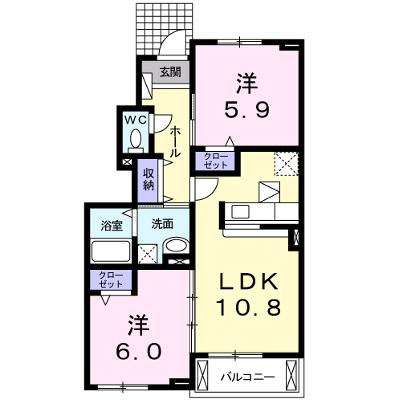 カサソレアーダ　Ⅱ 103【管理NO：1-016131802-01030】 ★家具家電は申し込み後に搬入します 2026年08月中旬入居可能の物件画像