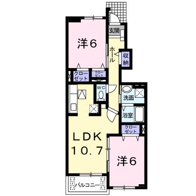 カサソレアーダ　Ⅰ 102【管理NO：1-016131801-01020】 ★家具家電は申し込み後に搬入します 2026年08月下旬入居可能の物件画像