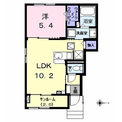 Ｍｉｎｕｅｔ（ミヌエット） 101【管理NO：1-028060701-01010】 ★家具家電は申し込み後に搬入しますの物件画像