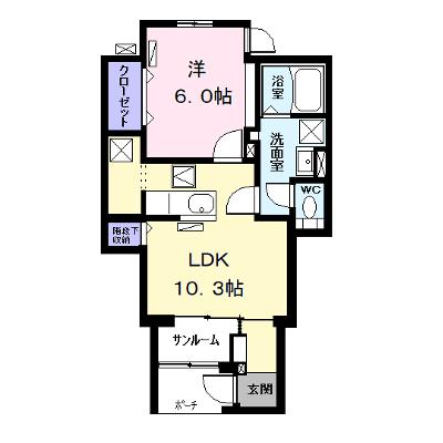 レジデンス港南 101【管理NO：1-025302901-01010】 ★家具家電は申し込み後に搬入します 2026年07月下旬入居可能の物件画像