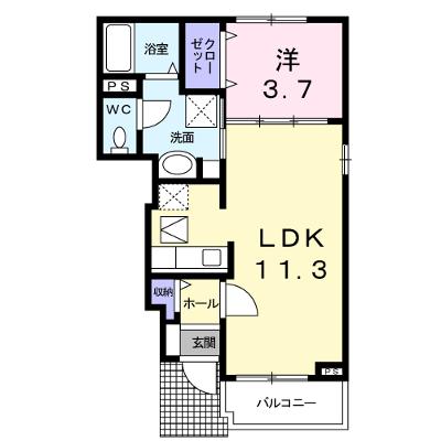 ドゥーハウスⅤ　Ａ棟 102【管理NO：1-014705401-01020】 ★家具家電は申し込み後に搬入します 2026年08月上旬入居可能の物件画像