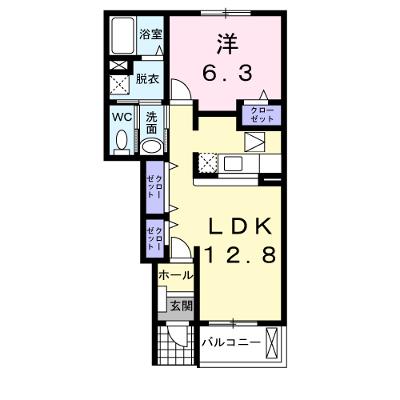 カサ・デル・ソル 102【管理NO：1-014672201-01020】 ★家具家電は申し込み後に搬入します★ ★2026年08月中旬入居可能★の物件画像