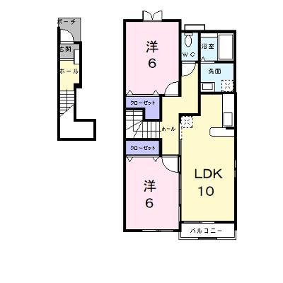 エレガント　Ⅱ 201【管理NO：1-012839102-02010】 ★家具家電は申し込み後に搬入します 2026年08月下旬入居可能の物件画像