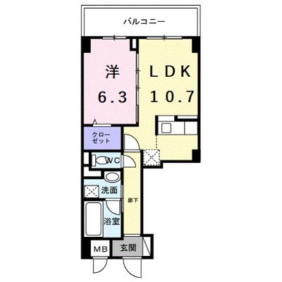 エスタプレイス 203【管理NO：1-027697901-02030】 ★家具家電は申し込み後に搬入します★ ★2027年04月上旬入居可能★の物件画像
