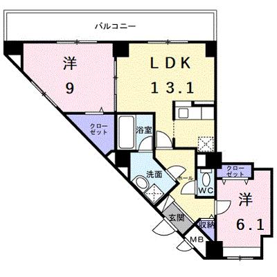 エスタプレイス 201【管理NO：1-027697901-02010】 ★家具家電は申し込み後に搬入します★ ★2027年04月上旬入居可能★の物件画像