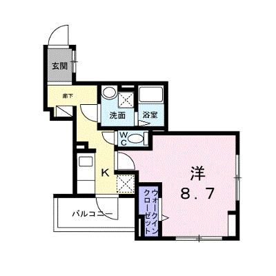 彩　ＫｙｏｔｏＮｉｓｈｉｊｉｎ 303【管理NO：1-027390401-03030】 ★家具家電は申し込み後に搬入します★ ★2027年03月下旬入居可能★の物件画像