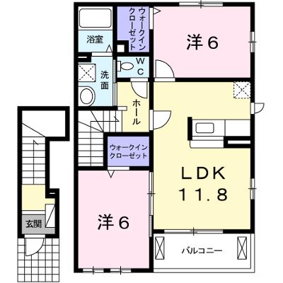 ローズミードＳ　Ⅰ 203【管理NO：1-014390001-02030】 ★家具家電は申し込み後に搬入しますの物件画像