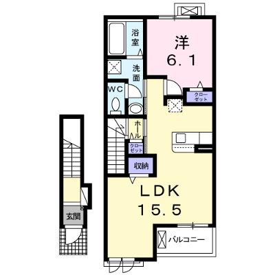 クレストールⅡ 202【管理NO：1-025776202-02020】 ★家具家電は申し込み後に搬入します 2026年08月下旬入居可能の物件画像