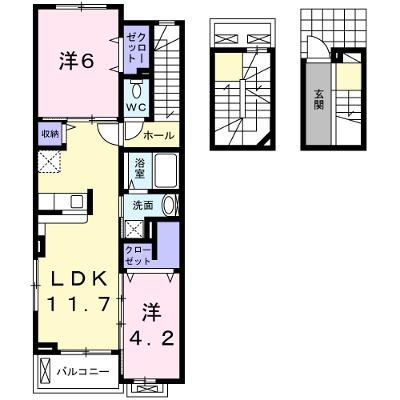 プロフィット 305【管理NO：1-019644502-03040】 ★家具家電は申し込み後に搬入します 2026年08月下旬入居可能の物件画像