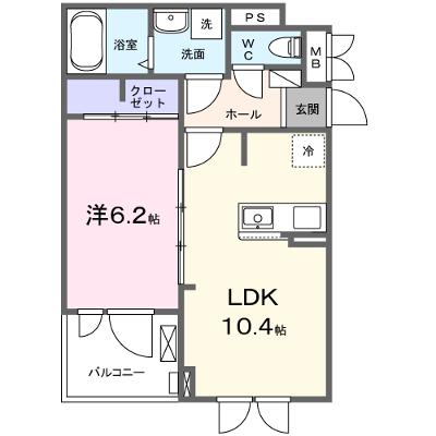 エストブレーラ 301【管理NO：1-028485301-03010】 ★家具家電は申し込み後に搬入します★ ★2026年11月中旬入居可能★の物件画像