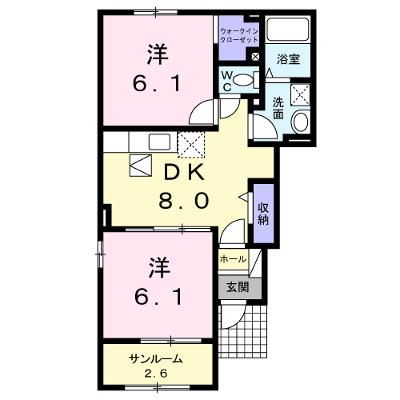 ブエナ　スエルテＢ 101【管理NO：1-021309102-01010】 ★家具家電は申し込み後に搬入しますの物件画像