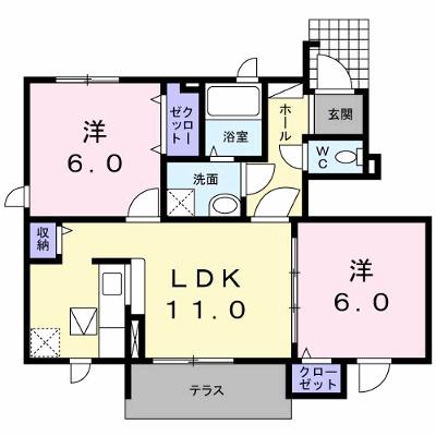 ブルージュ　Ｂ 103【管理NO：1-016961802-01030】 ★家具家電は申し込み後に搬入します 2026年07月下旬入居可能の物件画像