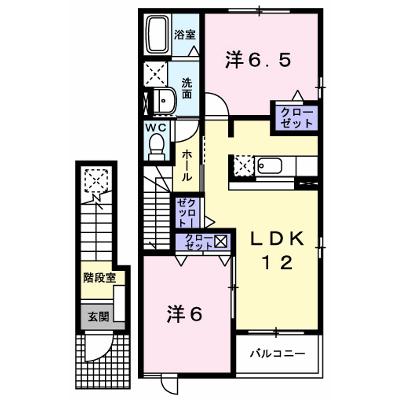 プリムローズ　Ａ 202【管理NO：1-014249801-02020】 ★家具家電は申し込み後に搬入します★の物件画像