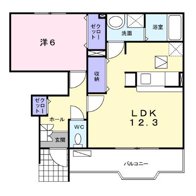 グランディール　Ｂ 102【管理NO：1-013440902-01020】 ★家具家電は申し込み後に搬入します 2026年07月下旬入居可能の物件画像